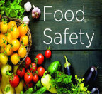 Food Safety with display of assorted vegetables