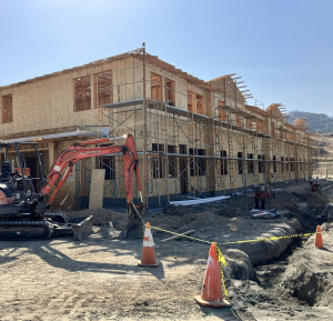 Homeward Bound of Marin's Novato Veteran and Workforce Housing project is under construction and will provide permanent supportive housing for households exiting homelessness.