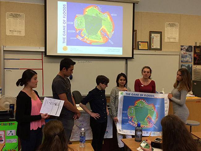 Tamalpais students present Game of Floods