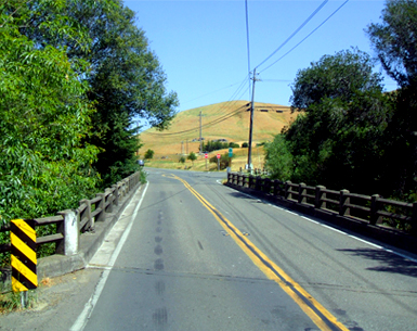 A recent view of the Nicasio Valley Bridge.