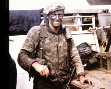 John Gulick, shown during his time as a Navy SEAL in Vietnam. 