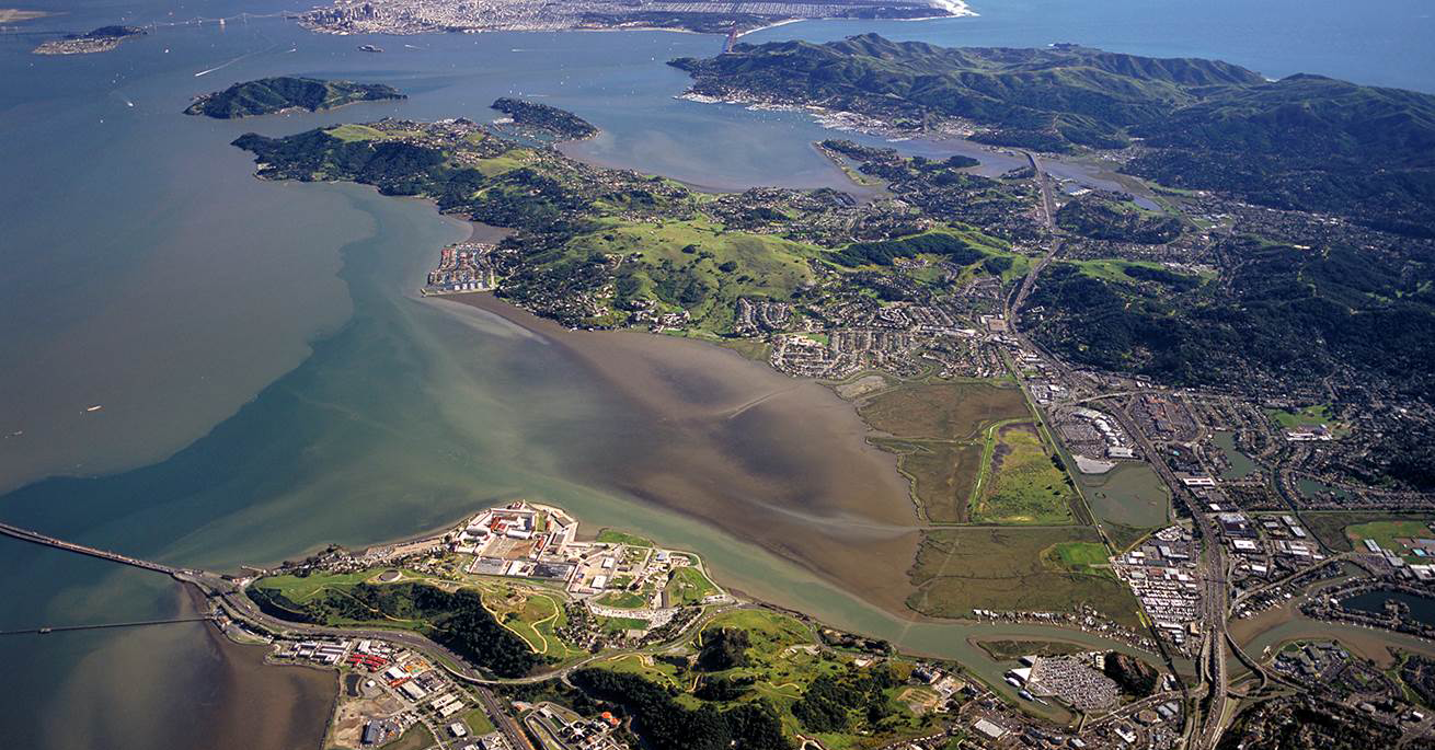 Overview Bay aerial