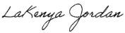 LaKenya Jordan, Deputy Secretary of State, signature
