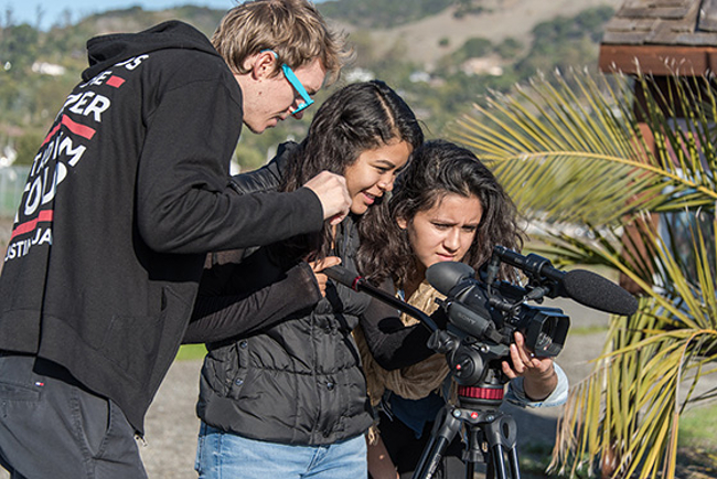 Youth document King Tides at the Canal