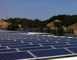 Solar Array at Emergency Operations Facility
