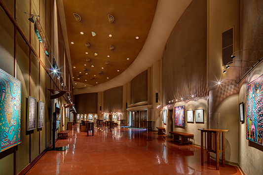 Veterans’ Memorial Auditorium Redwood Foyer Art Gallery