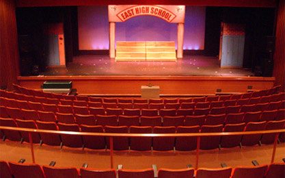 Showcase Theater - from the seats. Follow the link to see more photos (Javascript required to view the image gallery)