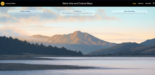 Marin County Arts and Culture Map (opens in new window)