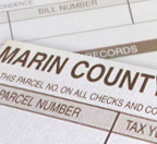 A Marin County tax form