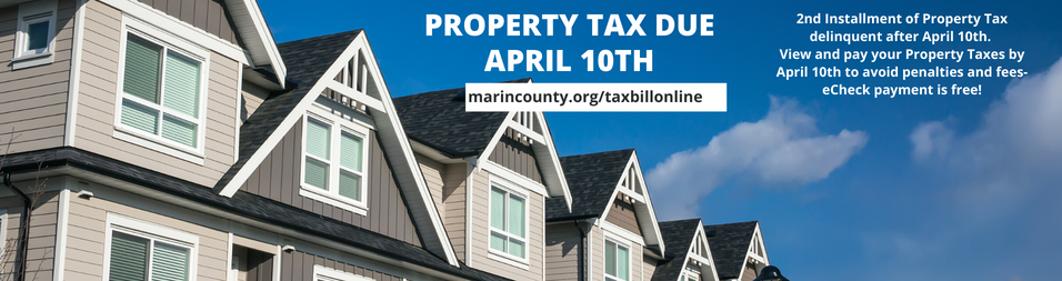 Property tax due April 10th. 2nd installment of property tax delinquent after April 10th. View and pay your property taxes by April 10th to avoid penalties and fees. eCheck is free!