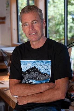Tom Killion is shown in his workshop