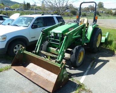 A tractor that is available in the online auction