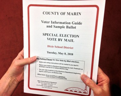 Voter information guide for Dixie School District election.