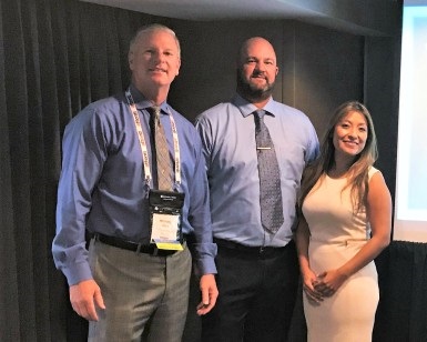 From left, Chief Mike Daly, David Cole and Cindy Ayala from the Marin County Probation Department.