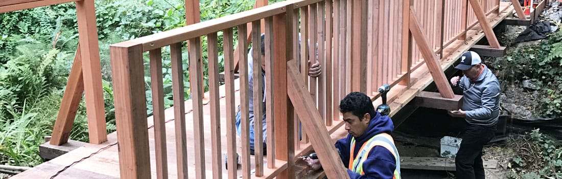 Crew working on Stolte bridge