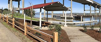 Black Point Boat Launch shaded picnic area