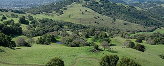 Aerial view of Eagle Rim Trail