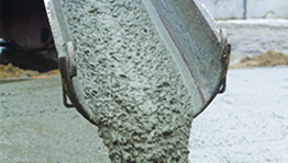 Pouring concrete
