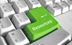Keyboard with resources button